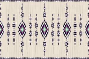 matta etnisk mönster konst. ikat seamless mönster i tribal. amerikansk, mexikansk stil. design för bakgrund, tapeter, vektorillustration, tyg, kläder, matta, textil, batik, broderi. vektor