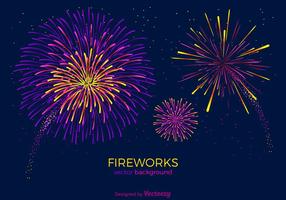 Free Fireworks Vektor Hintergrund