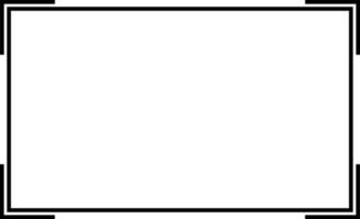 Rahmensymbol auf weißem Hintergrund. rahmen grenzlinie zeichen. Vintage-Rahmensymbol. flacher Stil. vektor