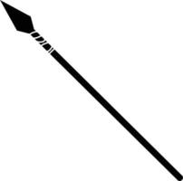 Speer-Symbol auf weißem Hintergrund. Speer-Logo. flacher Stil vektor