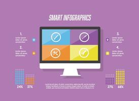 Free Infographic Elements Vektor Hintergrund