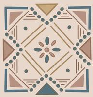 Muster ethnische Motive geometrischen nahtlosen Hintergrund. geometrische formen sprites stammesmotive kleidungsstoff textildruck traditionelles design mit dreiecken. vektor