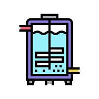 Fermentation pharmazeutische Produktion Farbe Symbol Vektor Illustration