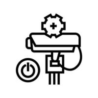 elektrische verbindung linie symbol vektor illustration