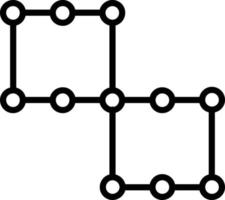 Symbol für Begrenzungsrahmenlinie vektor