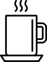 Kaffeebecher Symbol Leitung vektor