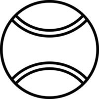 Symbol für Tennisballlinie vektor