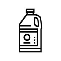Harz Flasche Symbol Leitung Vektor Illustration