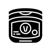 vaselin torr hud behandla glyph ikon vektor illustration