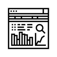 Analysesystem Symbol Leitung Vektor Illustration