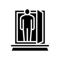 Geschäftsmann Experte Glyphen-Symbol-Vektor-Illustration vektor