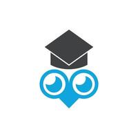 Bildung-Icon-Logo-Design vektor