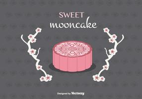 Mooncake Vektor Hintergrund