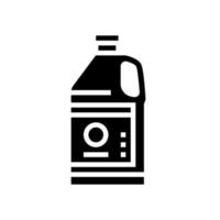 Harzflasche Glyphen-Symbol-Vektor-Illustration vektor