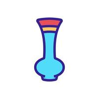 Genie geformte Vase Symbol Vektor Umriss Illustration