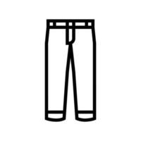 Hose Junge Kleidungsstück Symbol Leitung Vektor Illustration