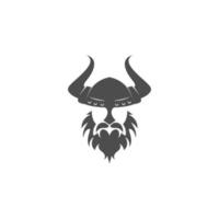 viking ikon logotyp design vektor