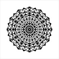 einfache Mandala-Designvorlage vektor