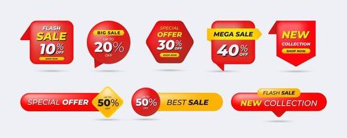 Sale Banner Template Design Mega Sale Sonderangebot. Sale Banner Template Design Mega Sale Sonderangebot. vektor