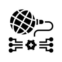 globale elektrische energieeinsparung glyph symbol vektorillustration vektor