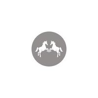 häst ikon vektor illustration