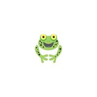 Frosch-Symbol-Vektor-Illustration vektor