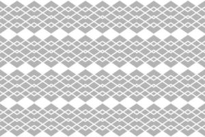 mönster med vit rhombus på grå bakgrund vektor