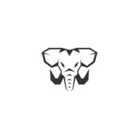 elefant ikon logotyp design illustration vektor