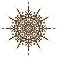 Mandala-Kunstdesign, Vektordatei. vektor
