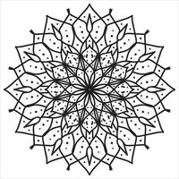 mandala konst design, vektor fil.