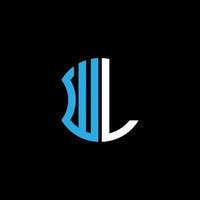 wl letter logotyp kreativ design med vektorgrafik, abc enkel och modern logotypdesign. vektor