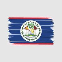 belize flagga penseldrag. National flagga vektor