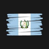 guatemala flaggborste. National flagga vektor