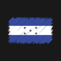 Pinselstriche der Honduras-Flagge. Nationalflagge vektor
