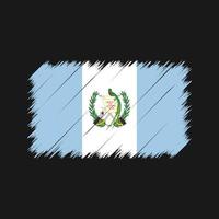 guatemala flag pinselstriche. Nationalflagge vektor