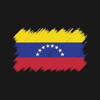 Venezuela-Flaggenbürste. Nationalflagge vektor