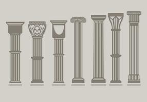 Römische Säulenvektoren