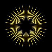 Gelbe Sonnenstern-Burst-Vektor-Logo-Vorlage vektor