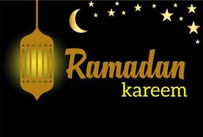 ramadan kareem islamisk bakgrund helig månad för muslim vektor