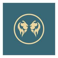 könig der löwen logo vektor illustration design.gold könig der löwen kopf zeichen konzept isoliert auf schwarzem hintergrund