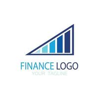 Business Finance und Marketing Logo Vektor Illustration Vorlage Icon Design Finanzbuchhaltung Logo mit modernem Vektorkonzept