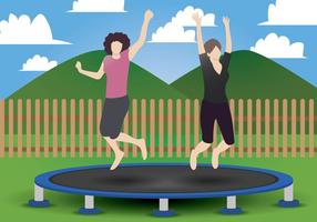 Trampolin Vector