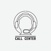 callcenter -ikon vektor