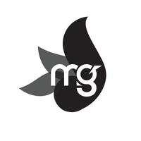 mg-Brief-Logo-Design. Anfangsbuchstaben mg-Logo-Symbol vektor