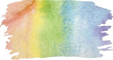 abstrakter aquarellregenbogen färbt hintergrund. Farbspektrum Hintergrund vektor