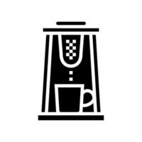 Chorreador-Kaffee-Glyphen-Symbol-Vektor-Illustration vektor