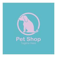 pet shop logo design symbol illustration vorlage vektor mit modernem konzept