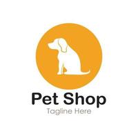 pet shop logo design symbol illustration vorlage vektor mit modernem konzept