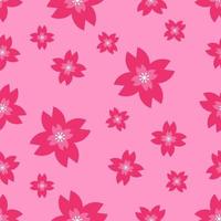 Nahtloses Muster des rosa Sakura-Vektorhintergrundes vektor
