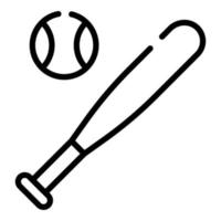 Baseball, Spielsymbol, Vektordesign Symbol für den Unabhängigkeitstag der USA. vektor